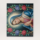 Schöne Jungfrau Maria Puzzle (Vertikal)