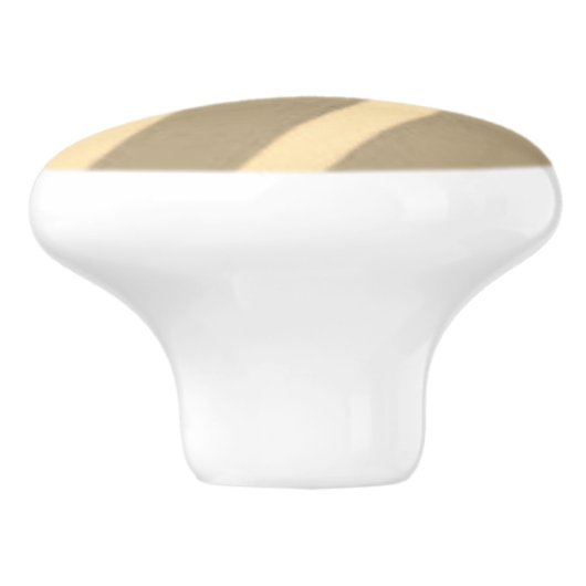 Schöne Kabinetthülle mit Creme und Beige Keramikknauf (Seitenansicht)