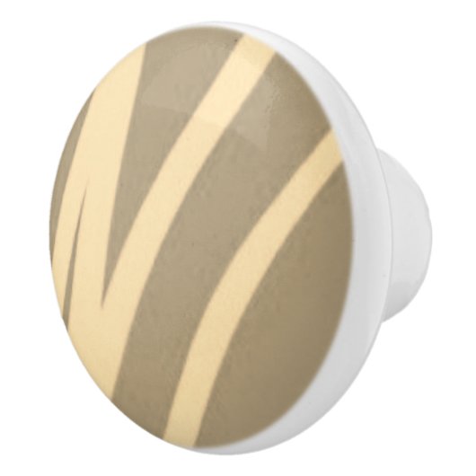 Schöne Kabinetthülle mit Creme und Beige Keramikknauf (Rechts)