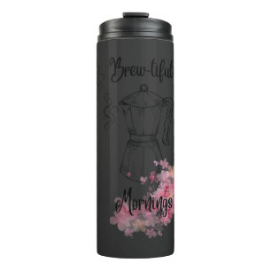 Schöne Kaffee-Tumbler für den Morgen Thermosbecher