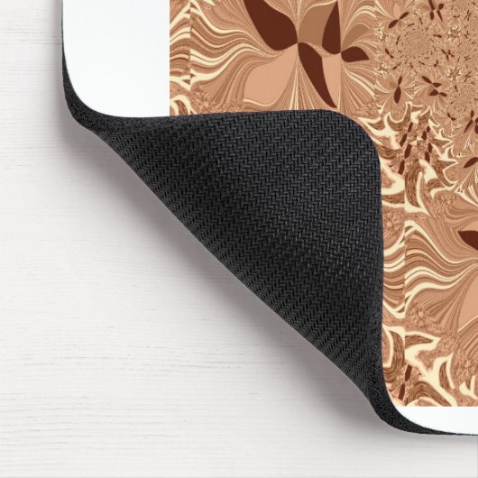 Schöne Kaffeefarben Mousepad (Ecke)