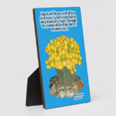 Schöne Kakteen, Plaque Romans 15:13 Fotoplatte (Seite)