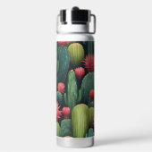 Schöne Kaktusgarten Trinkflasche (Hinten)