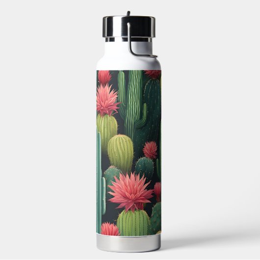 Schöne Kaktusgarten Trinkflasche (Links)