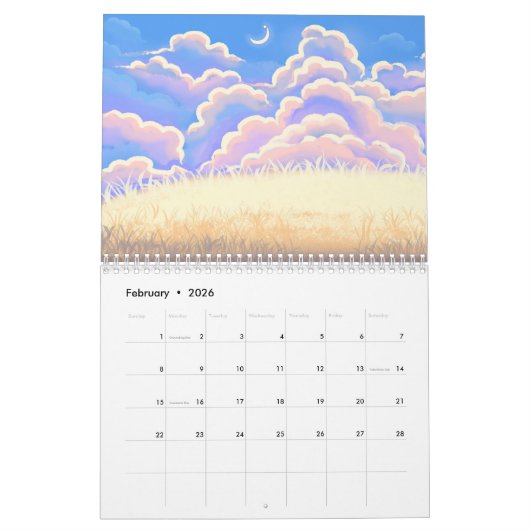 schöne Kalender (Feb 2026)