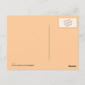 Schöne kalifornische Morgensonne Postkarte (Rückseite)