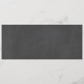 Schöne Kalligrafie Sitzkarte finden Menükarte (Rückseite)