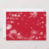 Schöne Kalligrafie Weihnachts-Foto Happy Feiertagskarte (Rückseite)