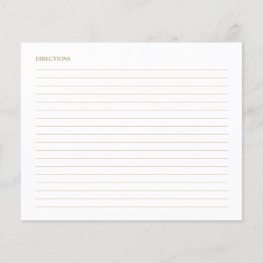 Schöne Kalligraphie Brautparty Rezeptionskarten (Rückseite)