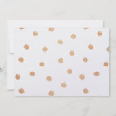 Schöne Kalligraphie Gold Rose "Glückwunsch Karte (Rückseite)