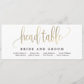 Schöne kalligraphische Seekarte Menükarte (Vorderseite)