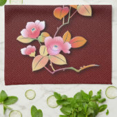 Schöne Kamelienniederlassung Küchentuch (Gefaltet)