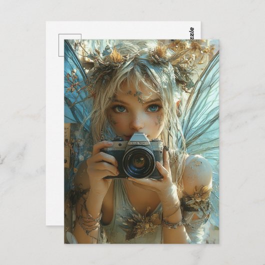 Schöne Kamera Postkarte (Vorne/Hinten)