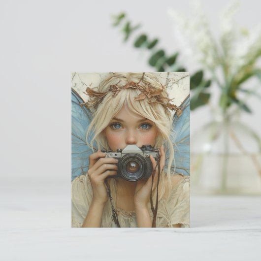 Schöne Kamera Postkarte (Stehend Vorderseite)