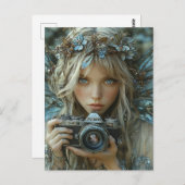 Schöne Kamera Postkarte (Vorne/Hinten)