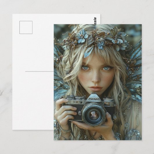 Schöne Kamera Postkarte (Vorne/Hinten)