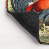 Schöne Kampfhühner Mousepad (Ecke)