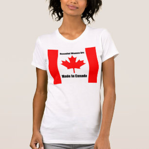 Schöne kanadische Frauen T-Shirt