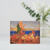 Schöne kanadische Herbstblätter Tom Thomson Postkarte (Stehend Vorderseite)
