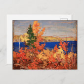 Schöne kanadische Herbstblätter Tom Thomson Postkarte (Vorne/Hinten)