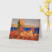 Schöne kanadische Kunst Herbst Foliage Tom Thomson Karte (Gelbe Blume)