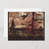 Schöne kanadische Szene Ragged Pine Tom Thomson Postkarte (Vorne/Hinten)