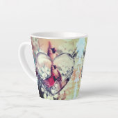 Schöne Kardinal Love Birds Milchtasse (Linke Ecke)