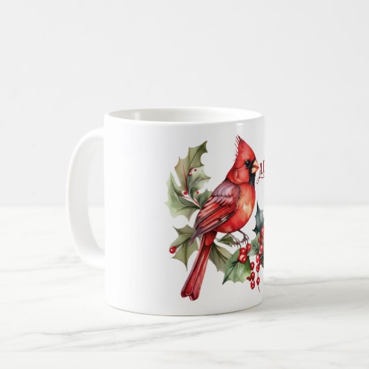 Schöne Kardinal Memorial Ich bin immer bei Ihnen Kaffeetasse (Vorderseite Links)