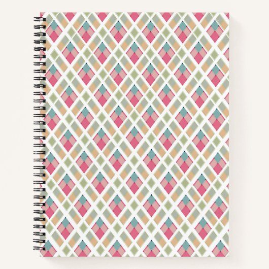 Schöne, karierte notizblock (Vorderseite)