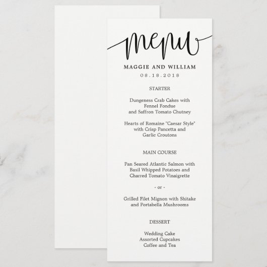 Schöne Karte (Vorne/Hinten)