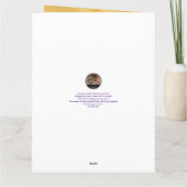 Schöne Karten für das Lila und goldene Pastor (Rückseite)