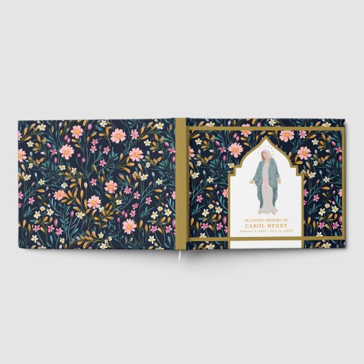 Schöne katholische Mary Love Memory Gästebuch (Voll)