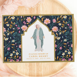 Schöne katholische Mary Love Memory Gästebuch