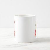 Schöne Katze im Urlaub Tasse im Pullover (Mittel)