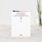 Schöne Katze in der Sonnenkarte Karte (Rückseite)