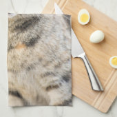 Schöne Katze Küchentuch (Viertel Falte)