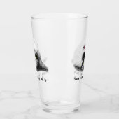 Schöne Katze lustig anpassbar Glas (Links)