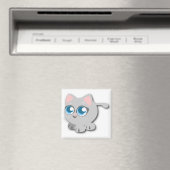 Schöne Katze Magnet (In Situ (Geschirrspüler))