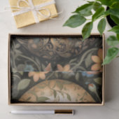 Schöne Katze mit Blume Seidenpapier (Geschenk)