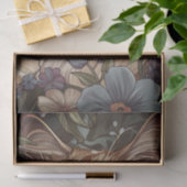 Schöne Katze mit Blume Seidenpapier (Geschenk)