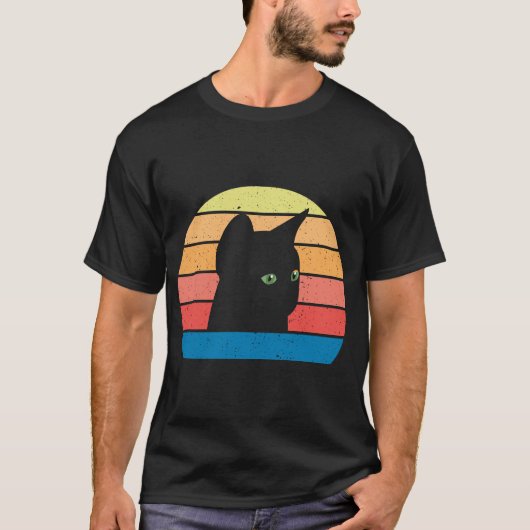schöne Katze mit grünem Auge T-Shirt (Vorderseite)