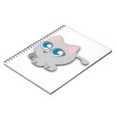 Schöne Katze Notizblock (Linke Seite)