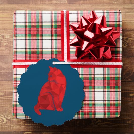 Schöne Katze Ornament Karte (Insitu (Geschenk))