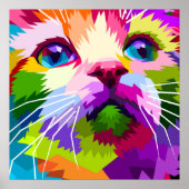 Schöne Katze Poster (Vorne)