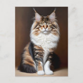 schöne Katze Postkarte (Vorderseite)