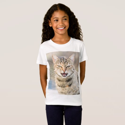 Schöne Katze T-Shirt (Vorne ganz)