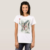Schöne Katze T-Shirt (Vorne ganz)
