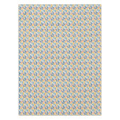 Schöne Kawaii Katzen, spielen mit weißem Spielzeug Tischdecke (Vorderseite)