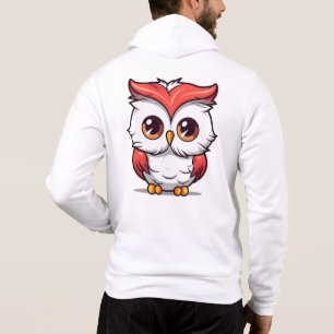 Schöne Kawaii-Stil-Eulen-Cartoon-77038 Hoodie