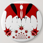 Schöne kenianische Flagge. Button (Vorderseite)